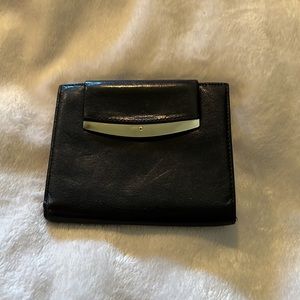 Vintage women’s wallet- black leather